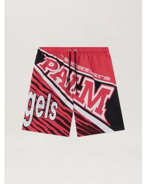 Palm Angels Racing Swimshorts - Red