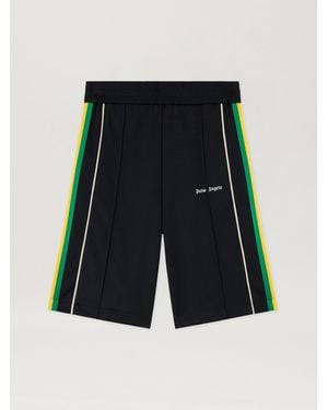 Palm Angels Classic Logo Vintage Track Shorts - Black