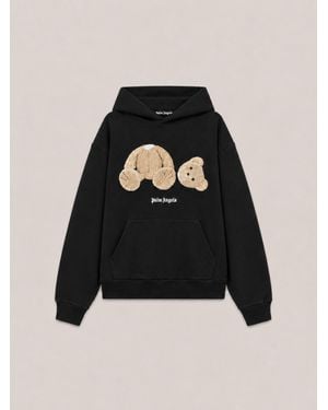Palm Angels Bear Hoodie - Black