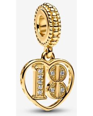 PANDORA 18Th Celebration Dangle Charm - Metallic
