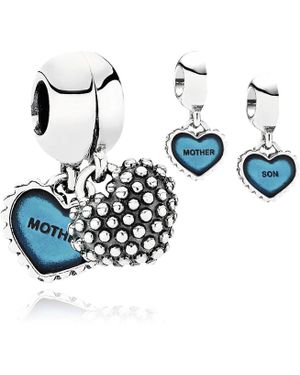 PANDORA Mother & Son Pendant Charm - Multicolour