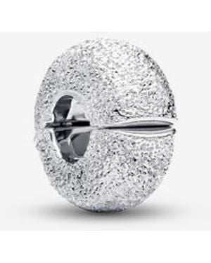 PANDORA Getextureerde Mini-clipbedel - Wit