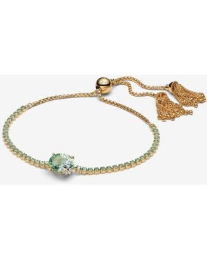 PANDORA Bridgerton Butterfly Slider Tennis Bracelet - Metallic
