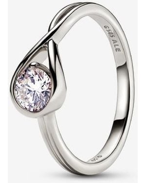 PANDORA Infinite 14K Lab-Grown Diamond Ring - Metallic