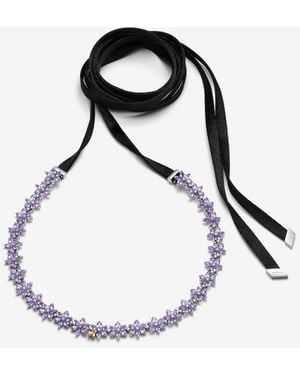 PANDORA Bridgerton Herbarium En Bij Choker - Zwart