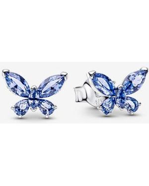 PANDORA Butterfly Stud Earrings - Blue