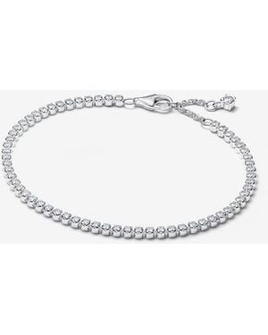 PANDORA Sparkling Tennis Bracelet - Metallic