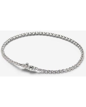 PANDORA Era Lab-Grown Diamond Tennis Bracelet - Metallic