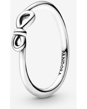PANDORA Infinity Knot Ring - Metallic