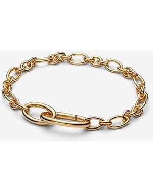 PANDORA Openable Oval Link Chain Bracelet - Metallic