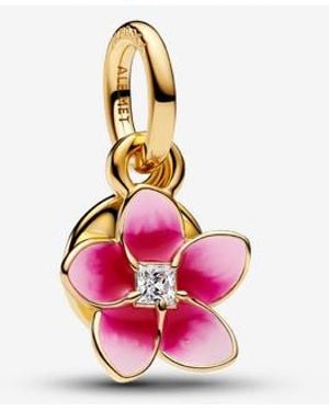 PANDORA Disney Moana Flower Dangle Charm - Pink