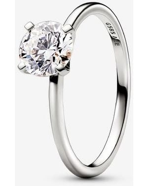PANDORA Era 14K Lab-Grown Diamond Ring - Metallic