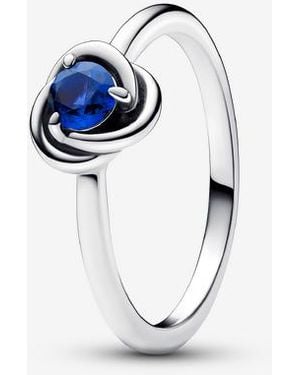 PANDORA September Birthstone Eternity Circle Ring - Blue