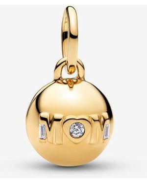 PANDORA Mum Ball Clasp Charm - Metallic
