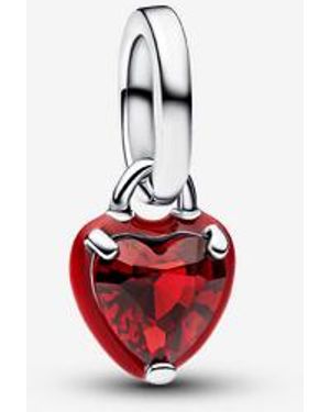 PANDORA Chakra Heart Mini Dangle Charm - Red
