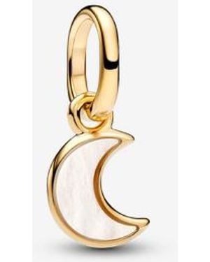 PANDORA Crescent Moon Mini Dangle Charm - Metallic