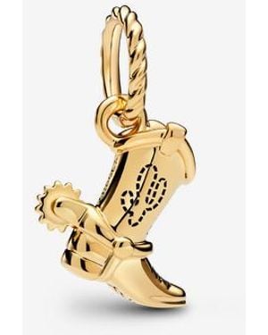 PANDORA Disney Pixar Toy Story Cowboy Boot Charm - Metallic