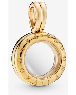 PANDORA Lockets Logo Hangende Bedel - Metallic
