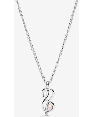 PANDORA Infinity Knot Collier Necklace - Metallic