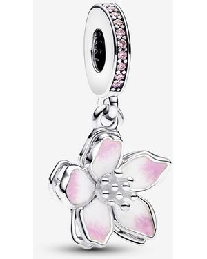 PANDORA Cherry Blossom Dangle Charm - Pink