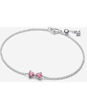 PANDORA Bow Chain Bracelet - Metallic