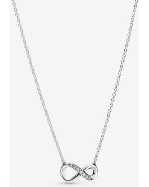 PANDORA Sparkling Infinity Collier Necklace - Metallic