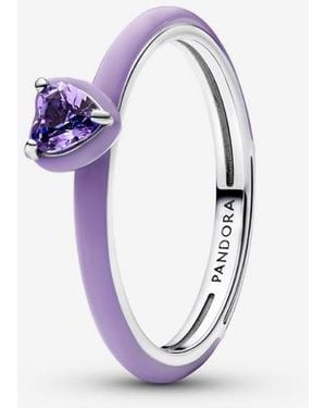 PANDORA Chakra Heart Ring - Purple