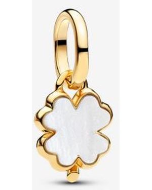 PANDORA Lucky Clover Dangle Charm - Metallic