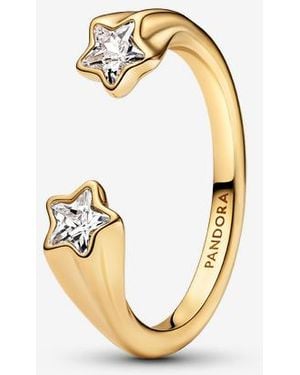 PANDORA Shooting Stars Open Ring - Metallic