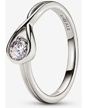 PANDORA Infinite 14K Lab-Grown Diamond Ring - Metallic