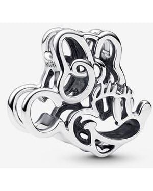 PANDORA Disney Minnie Mouse Openwork Charm - White
