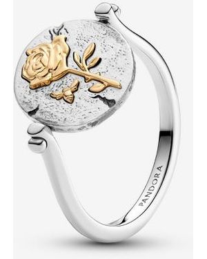 PANDORA Roos Omkeerbare Medaillonring - Metallic