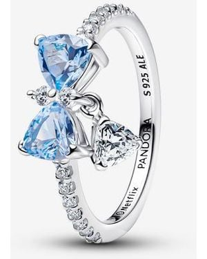 PANDORA Bridgerton Bow Ring - Blue