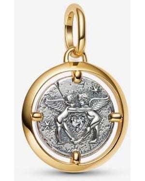 PANDORA Cupids Medallion Charm - Metallic