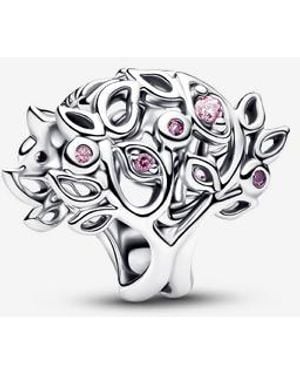 PANDORA Family Tree Openwork Charm - White