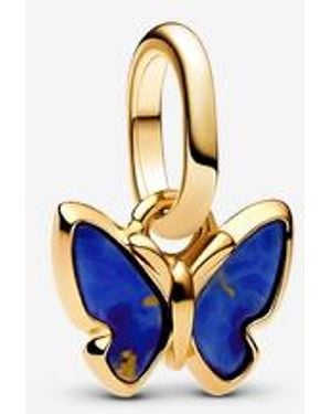 PANDORA Butterfly Mini Dangle Charm - Blue