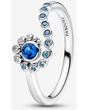 PANDORA Disney Moana Ocean Wave Ring - Blue