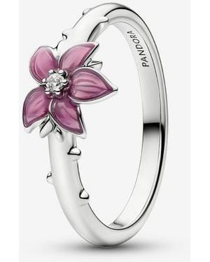 PANDORA Disney Mulan Cherry Blossom Ring - Metallic