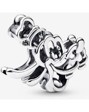 PANDORA Disney Goofy Openwork Charm - White