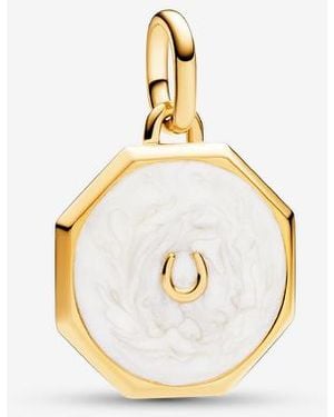 PANDORA Me Lucky Horseshoe Medallion Charm - Metallic