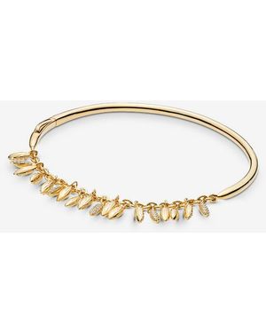 PANDORA Limited Edition Floating Grains Bangle - Brown