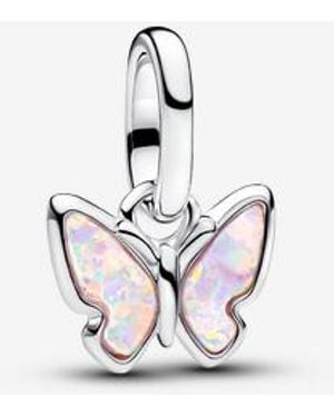 PANDORA Butterfly Mini Dangle Charm - White