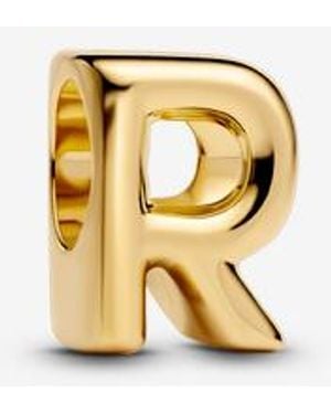 PANDORA Letter R Alphabet Charm - Metallic
