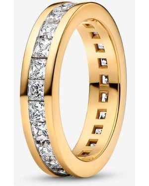 PANDORA Eternity Channel Ring - Metallic