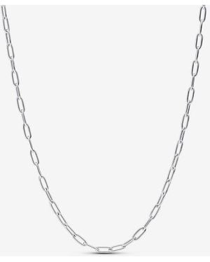 PANDORA Elongated Link Chain Necklace - Metallic