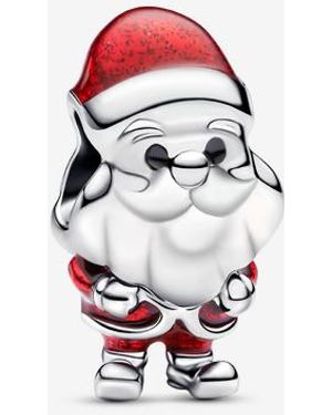 PANDORA Playful Santa Charm - Red
