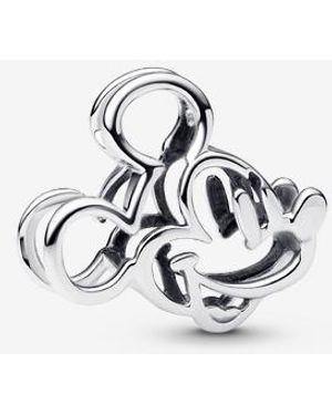 PANDORA Disney Mickey Mouse Openwork Charm - White