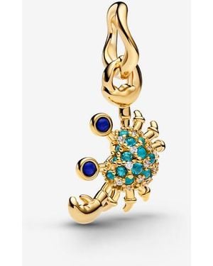 PANDORA Crab Dangle Charm - Metallic