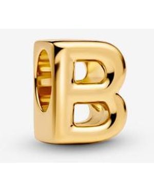 PANDORA Letter B Alphabet Charm - Metallic