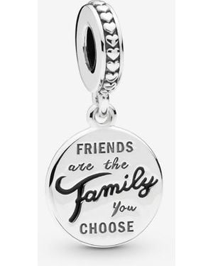 PANDORA Friends Are Family Dangle Charm - White